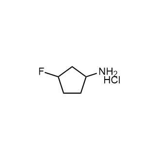 3-氟代环戊烷-1-胺盐酸盐结构式