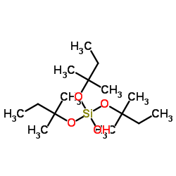 Tris(2-methyl-2-butanyl) hydrogen orthosilicate Structure