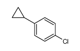 BENZENE, 1-CHLORO-4-CYCLOPROPYL- structure