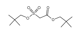 neopentyl 2-((neopentyloxy)sulfonyl)acetate结构式