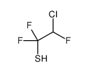 2-chloro-1,1,2-trifluoroethanethiol结构式