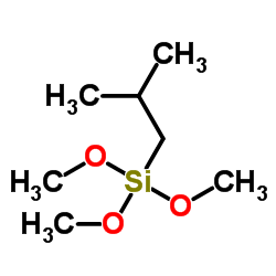 Isobutyl(trimethoxy)silane structure