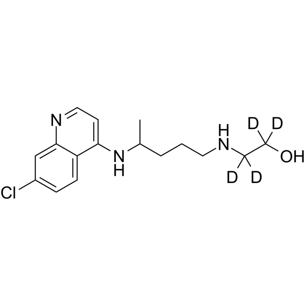 Desethyl Hydroxychloroquine-d4图片