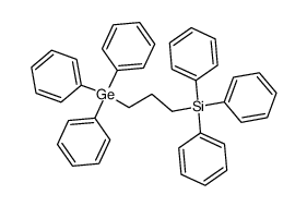 triphenyl-(3-triphenylgermanyl-propyl)-silane结构式