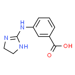 Benzoic acid, 3-[(4,5-dihydro-1H-imidazol-2-yl)amino]- (9CI)结构式