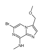 6-bromo-3-(methoxymethyl)-N-methylimidazo[1,2-a]pyrazin-8-amine Structure