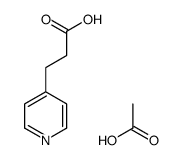 acetic acid,3-pyridin-4-ylpropanoic acid Structure