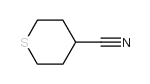 四氢硫代吡喃-4-甲腈结构式