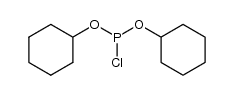 Chlorophosphonous acid dicyclohexyl ester Structure