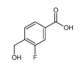 3-fluoro-4-(hydroxymethyl)benzoic acid Structure
