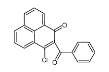 2-benzoyl-3-chlorophenalen-1-one结构式