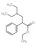 Benzeneacetic acid, a-[(diethylamino)methyl]-, ethylester结构式