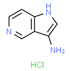 1H-吡咯并[3,2-C]吡啶-3-胺盐酸盐结构式