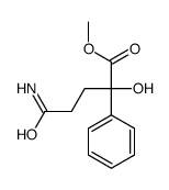 methyl 5-amino-2-hydroxy-5-oxo-2-phenylpentanoate结构式