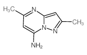 2,5-Dimethylpyrazolo[1,5-a]pyrimidin-7-amine结构式