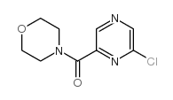 4-(6-CHLORO-2-PYRAZINYLCARBONYL)MORPHOLINE Structure