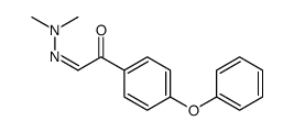 α-(Dimethylhydrazono)-4'-phenoxyacetophenone Structure