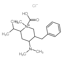 trimethyl-[2-methyl-4-(piperidine-1-carbonyloxy)-5-propan-2-ylphenyl]azanium,chloride Structure