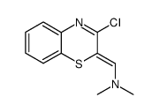 (3-chloro-benzo[1,4]thiazin-2-ylidenemethyl)-dimethyl-amine结构式