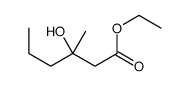 3-Hydroxy-3-methyl-hexanoic acid ethyl ester Structure