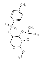 a-L-Lyxopyranoside, methyl2,3-O-(1-methylethylidene)-, 4-methylbenzenesulfonate (9CI) structure