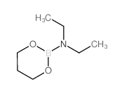 1,3,2-Dioxaborinan-2-amine,N,N-diethyl-结构式