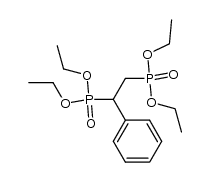 1,2-bis(diethylphosphono)-1-phenylethane Structure