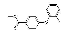 methyl 4-(o-tolyloxy)benzoate结构式