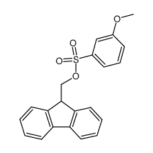 (9H-fluoren-9-yl)methyl 3-methoxybenzenesulfonate结构式