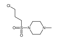 1-(3-chloropropylsulfonyl)-4-methylpiperazine Structure