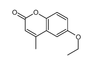2H-1-Benzopyran-2-one,6-ethoxy-4-methyl-(9CI) Structure
