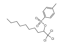 1,1,1-trichloro-2-decanol 4-methylbenzenesulfonate Structure