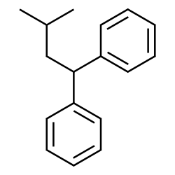 1,1-Diphenyl-3-methylbutane structure