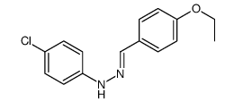 4-chloro-N-[(E)-(4-ethoxyphenyl)methylideneamino]aniline Structure