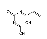 N-(formylcarbamoyl)-2-oxopropanamide Structure