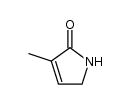 1,5-dihydro-3-methyl-3H-pyrrol-2-one结构式
