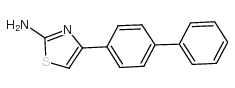 4-biphenyl-4-yl-thiazol-2-ylamine structure