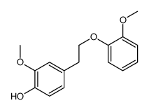 2-methoxy-4-[2-(2-methoxyphenoxy)ethyl]phenol结构式