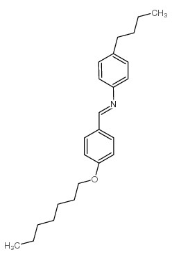 N-(4-butylphenyl)-1-(4-heptoxyphenyl)methanimine Structure
