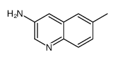 6-甲基-(9CI)-3-氨基喹啉结构式