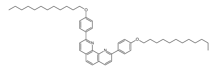 2,9-bis(4-dodecoxyphenyl)-1,10-phenanthroline Structure