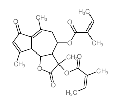 4-Angeloyloxypruteninone structure