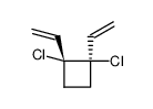 Cyclobutane, 1,2-dichloro-1,2-divinyl-, trans-结构式