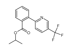 2-(5-Trifluoromethyl-pyridin-2-yl)-benzoic acid isopropyl ester结构式
