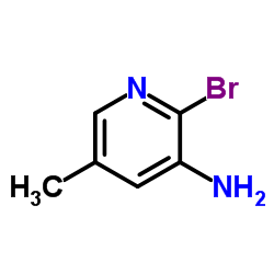 3-Amino-2-bromo-5-methylpyridine structure