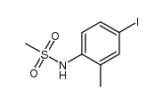 N-(4-iodo-2-methylphenyl)methanesulfonamide结构式