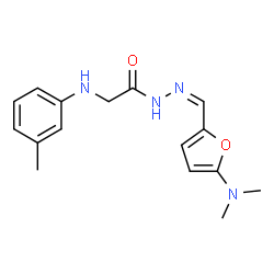 Glycine,N-(3-methylphenyl)-,[[5-(dimethylamino)-2-furanyl]methylene]hydrazide (9CI) picture