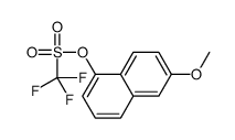 (6-methoxynaphthalen-1-yl) trifluoromethanesulfonate结构式