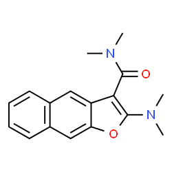 Naphtho[2,3-b]furan-3-carboxamide,2-(dimethylamino)-N,N-dimethyl-结构式