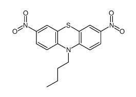 10-butyl-3,7-dinitro-10H-phenothiazine结构式